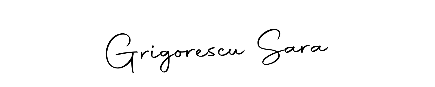 Make a beautiful signature design for name Grigorescu Sara. With this signature (Autography-DOLnW) style, you can create a handwritten signature for free. Grigorescu Sara signature style 10 images and pictures png
