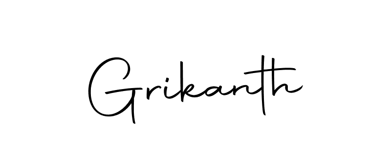 Grikanth stylish signature style. Best Handwritten Sign (Autography-DOLnW) for my name. Handwritten Signature Collection Ideas for my name Grikanth. Grikanth signature style 10 images and pictures png