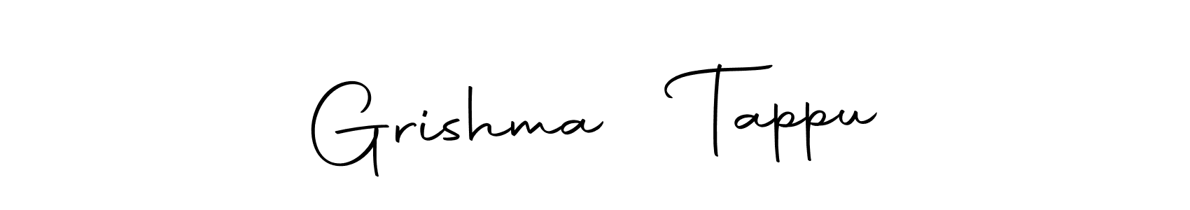 Here are the top 10 professional signature styles for the name Grishma ♡ Tappu. These are the best autograph styles you can use for your name. Grishma ♡ Tappu signature style 10 images and pictures png