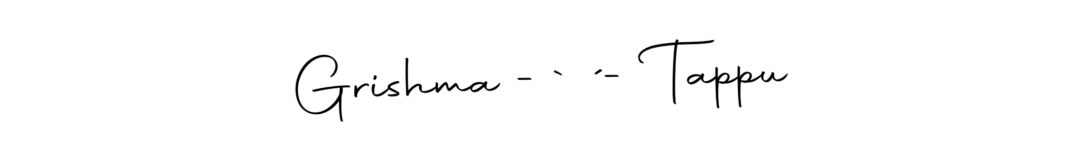 How to Draw Grishma -`♡´- Tappu signature style? Autography-DOLnW is a latest design signature styles for name Grishma -`♡´- Tappu. Grishma -`♡´- Tappu signature style 10 images and pictures png