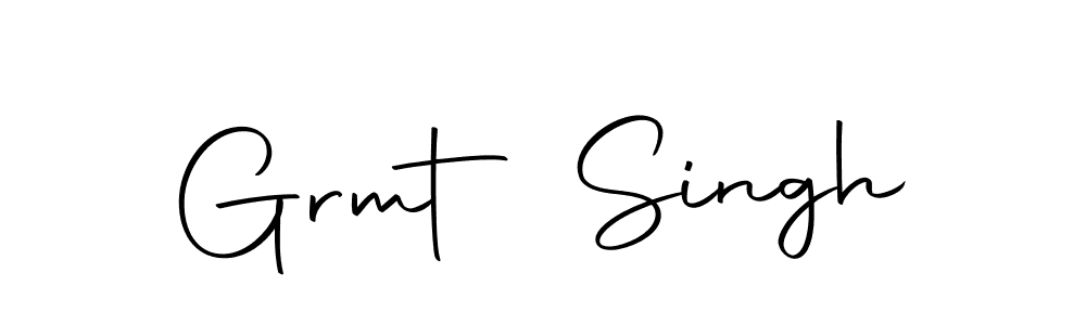 Create a beautiful signature design for name Grmt Singh. With this signature (Autography-DOLnW) fonts, you can make a handwritten signature for free. Grmt Singh signature style 10 images and pictures png