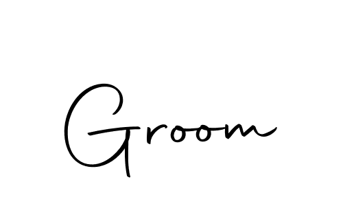 Use a signature maker to create a handwritten signature online. With this signature software, you can design (Autography-DOLnW) your own signature for name Groom. Groom signature style 10 images and pictures png