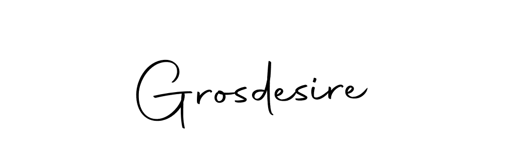 Make a beautiful signature design for name Grosdesire. With this signature (Autography-DOLnW) style, you can create a handwritten signature for free. Grosdesire signature style 10 images and pictures png