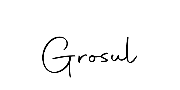 Also we have Grosul name is the best signature style. Create professional handwritten signature collection using Autography-DOLnW autograph style. Grosul signature style 10 images and pictures png