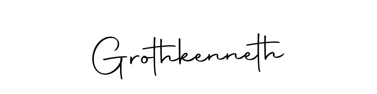 if you are searching for the best signature style for your name Grothkenneth. so please give up your signature search. here we have designed multiple signature styles  using Autography-DOLnW. Grothkenneth signature style 10 images and pictures png
