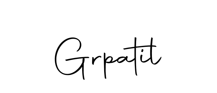 It looks lik you need a new signature style for name Grpatil. Design unique handwritten (Autography-DOLnW) signature with our free signature maker in just a few clicks. Grpatil signature style 10 images and pictures png