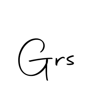 Create a beautiful signature design for name Grs. With this signature (Autography-DOLnW) fonts, you can make a handwritten signature for free. Grs signature style 10 images and pictures png