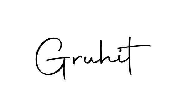 Similarly Autography-DOLnW is the best handwritten signature design. Signature creator online .You can use it as an online autograph creator for name Gruhit. Gruhit signature style 10 images and pictures png