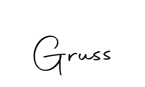 Also we have Gruss name is the best signature style. Create professional handwritten signature collection using Autography-DOLnW autograph style. Gruss signature style 10 images and pictures png