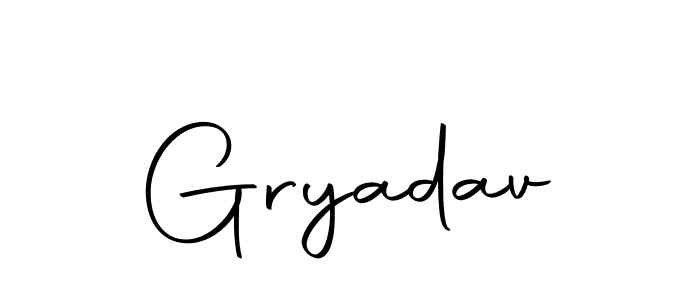 Use a signature maker to create a handwritten signature online. With this signature software, you can design (Autography-DOLnW) your own signature for name Gryadav. Gryadav signature style 10 images and pictures png