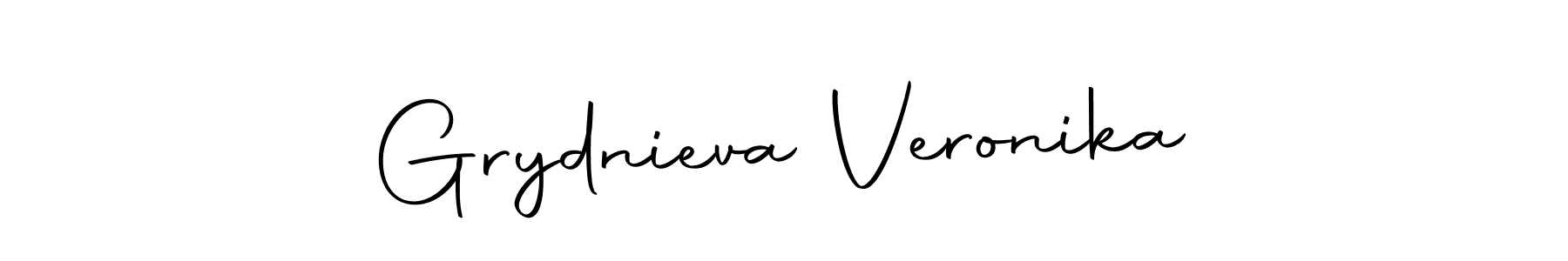 Design your own signature with our free online signature maker. With this signature software, you can create a handwritten (Autography-DOLnW) signature for name Grydnieva Veronika. Grydnieva Veronika signature style 10 images and pictures png