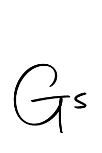 How to make Gs signature? Autography-DOLnW is a professional autograph style. Create handwritten signature for Gs name. Gs signature style 10 images and pictures png