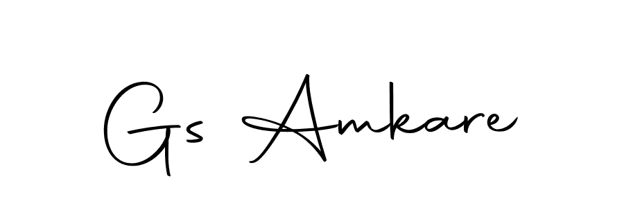 How to make Gs Amkare name signature. Use Autography-DOLnW style for creating short signs online. This is the latest handwritten sign. Gs Amkare signature style 10 images and pictures png