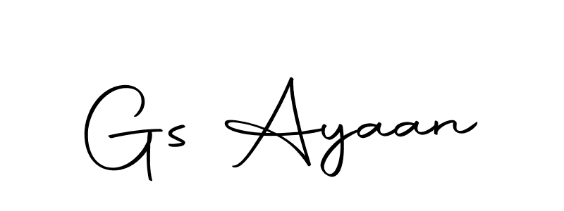 Similarly Autography-DOLnW is the best handwritten signature design. Signature creator online .You can use it as an online autograph creator for name Gs Ayaan. Gs Ayaan signature style 10 images and pictures png