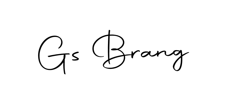 Create a beautiful signature design for name Gs Brang. With this signature (Autography-DOLnW) fonts, you can make a handwritten signature for free. Gs Brang signature style 10 images and pictures png