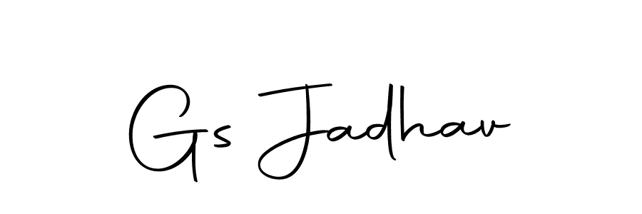 Gs Jadhav stylish signature style. Best Handwritten Sign (Autography-DOLnW) for my name. Handwritten Signature Collection Ideas for my name Gs Jadhav. Gs Jadhav signature style 10 images and pictures png