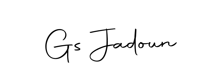 Gs Jadoun stylish signature style. Best Handwritten Sign (Autography-DOLnW) for my name. Handwritten Signature Collection Ideas for my name Gs Jadoun. Gs Jadoun signature style 10 images and pictures png