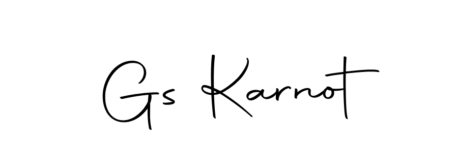 Use a signature maker to create a handwritten signature online. With this signature software, you can design (Autography-DOLnW) your own signature for name Gs Karnot. Gs Karnot signature style 10 images and pictures png