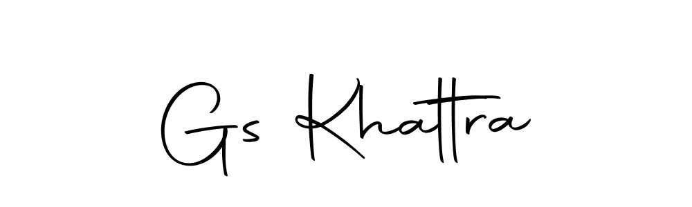 Make a beautiful signature design for name Gs Khattra. With this signature (Autography-DOLnW) style, you can create a handwritten signature for free. Gs Khattra signature style 10 images and pictures png