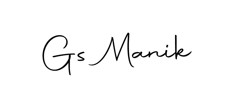 How to make Gs Manik signature? Autography-DOLnW is a professional autograph style. Create handwritten signature for Gs Manik name. Gs Manik signature style 10 images and pictures png