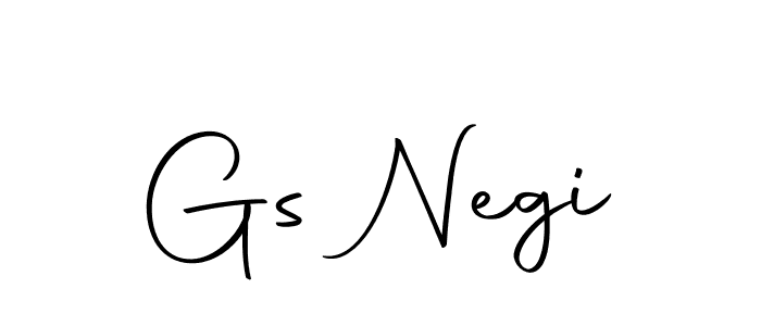 Design your own signature with our free online signature maker. With this signature software, you can create a handwritten (Autography-DOLnW) signature for name Gs Negi. Gs Negi signature style 10 images and pictures png