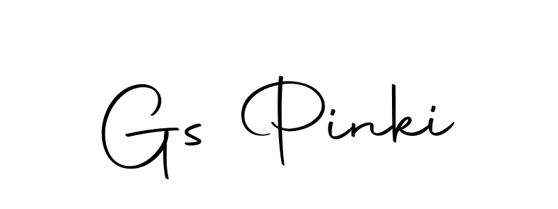 Create a beautiful signature design for name Gs Pinki. With this signature (Autography-DOLnW) fonts, you can make a handwritten signature for free. Gs Pinki signature style 10 images and pictures png