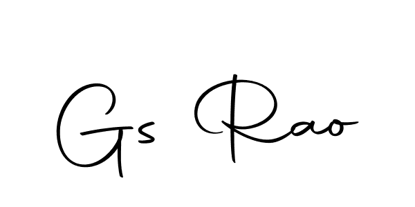 Make a beautiful signature design for name Gs Rao. With this signature (Autography-DOLnW) style, you can create a handwritten signature for free. Gs Rao signature style 10 images and pictures png