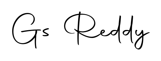 You should practise on your own different ways (Autography-DOLnW) to write your name (Gs Reddy) in signature. Don't let someone else do it for you. Gs Reddy signature style 10 images and pictures png