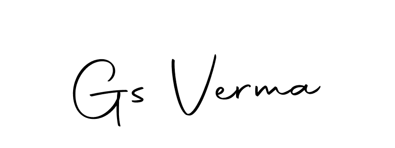 How to make Gs Verma name signature. Use Autography-DOLnW style for creating short signs online. This is the latest handwritten sign. Gs Verma signature style 10 images and pictures png