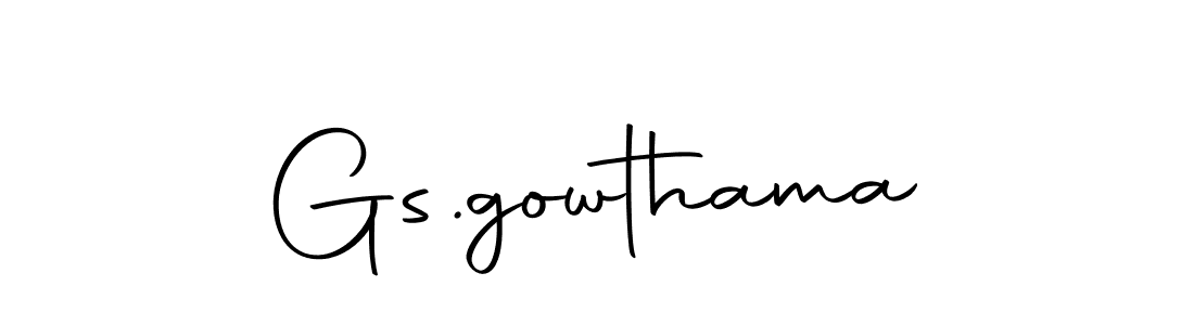 Make a beautiful signature design for name Gs.gowthama. Use this online signature maker to create a handwritten signature for free. Gs.gowthama signature style 10 images and pictures png