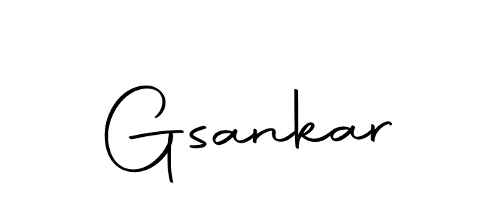 Gsankar stylish signature style. Best Handwritten Sign (Autography-DOLnW) for my name. Handwritten Signature Collection Ideas for my name Gsankar. Gsankar signature style 10 images and pictures png