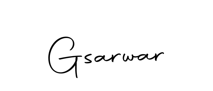 Similarly Autography-DOLnW is the best handwritten signature design. Signature creator online .You can use it as an online autograph creator for name Gsarwar. Gsarwar signature style 10 images and pictures png