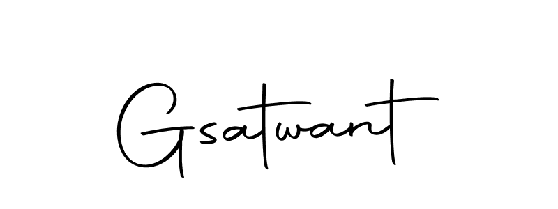 Similarly Autography-DOLnW is the best handwritten signature design. Signature creator online .You can use it as an online autograph creator for name Gsatwant. Gsatwant signature style 10 images and pictures png