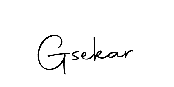 You can use this online signature creator to create a handwritten signature for the name Gsekar. This is the best online autograph maker. Gsekar signature style 10 images and pictures png