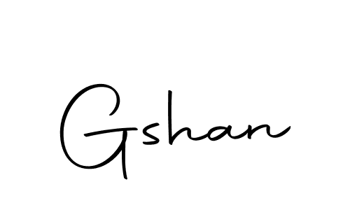 How to make Gshan signature? Autography-DOLnW is a professional autograph style. Create handwritten signature for Gshan name. Gshan signature style 10 images and pictures png