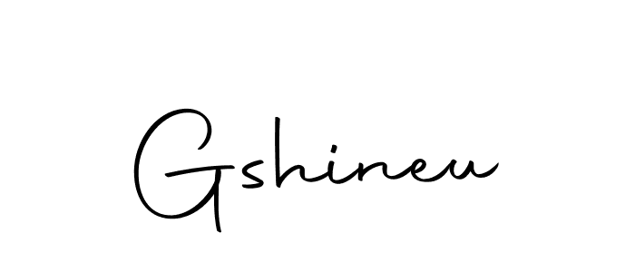 Design your own signature with our free online signature maker. With this signature software, you can create a handwritten (Autography-DOLnW) signature for name Gshineu. Gshineu signature style 10 images and pictures png