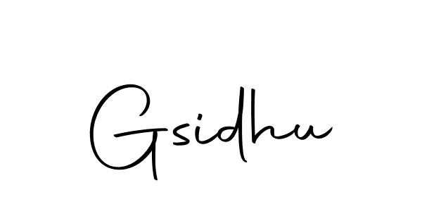 How to make Gsidhu name signature. Use Autography-DOLnW style for creating short signs online. This is the latest handwritten sign. Gsidhu signature style 10 images and pictures png