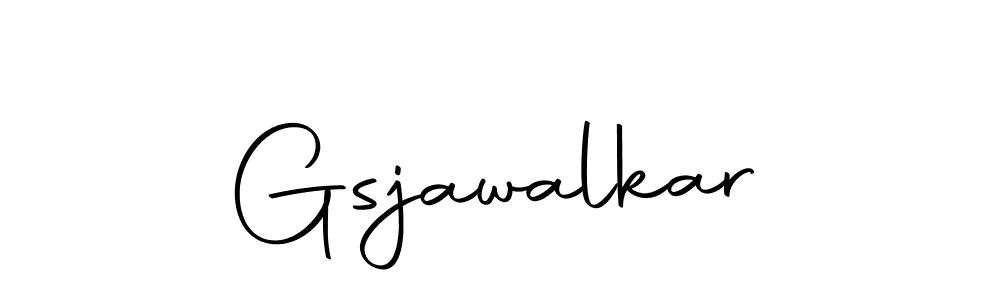 Design your own signature with our free online signature maker. With this signature software, you can create a handwritten (Autography-DOLnW) signature for name Gsjawalkar. Gsjawalkar signature style 10 images and pictures png