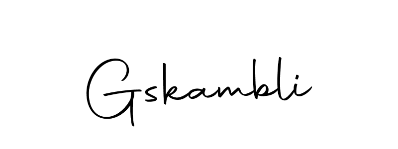 Autography-DOLnW is a professional signature style that is perfect for those who want to add a touch of class to their signature. It is also a great choice for those who want to make their signature more unique. Get Gskambli name to fancy signature for free. Gskambli signature style 10 images and pictures png