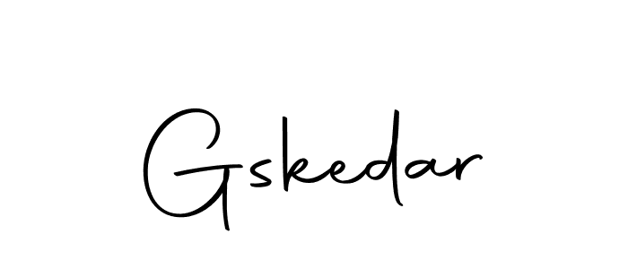 You should practise on your own different ways (Autography-DOLnW) to write your name (Gskedar) in signature. don't let someone else do it for you. Gskedar signature style 10 images and pictures png