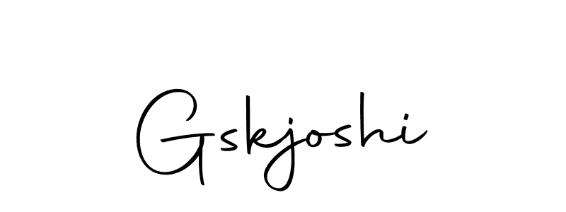 Create a beautiful signature design for name Gskjoshi. With this signature (Autography-DOLnW) fonts, you can make a handwritten signature for free. Gskjoshi signature style 10 images and pictures png