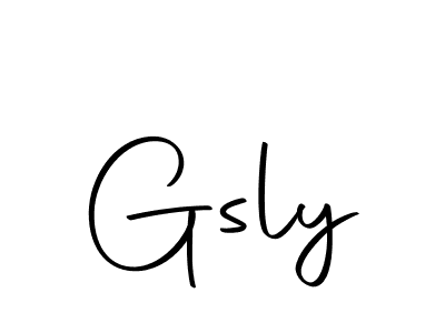 The best way (Autography-DOLnW) to make a short signature is to pick only two or three words in your name. The name Gsly include a total of six letters. For converting this name. Gsly signature style 10 images and pictures png