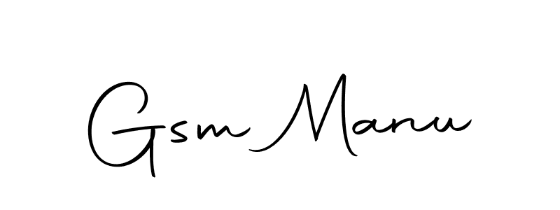 The best way (Autography-DOLnW) to make a short signature is to pick only two or three words in your name. The name Gsm Manu include a total of six letters. For converting this name. Gsm Manu signature style 10 images and pictures png