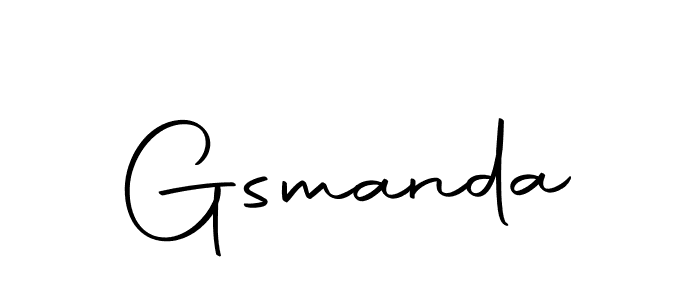 The best way (Autography-DOLnW) to make a short signature is to pick only two or three words in your name. The name Gsmanda include a total of six letters. For converting this name. Gsmanda signature style 10 images and pictures png