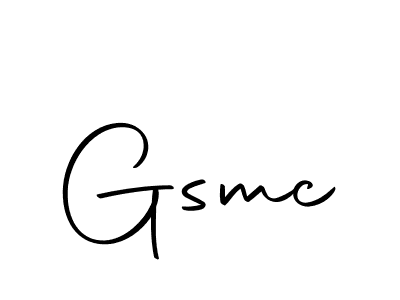Design your own signature with our free online signature maker. With this signature software, you can create a handwritten (Autography-DOLnW) signature for name Gsmc. Gsmc signature style 10 images and pictures png