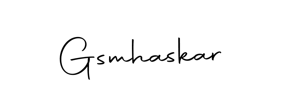 It looks lik you need a new signature style for name Gsmhaskar. Design unique handwritten (Autography-DOLnW) signature with our free signature maker in just a few clicks. Gsmhaskar signature style 10 images and pictures png