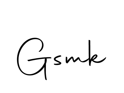 The best way (Autography-DOLnW) to make a short signature is to pick only two or three words in your name. The name Gsmk include a total of six letters. For converting this name. Gsmk signature style 10 images and pictures png