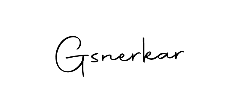 Gsnerkar stylish signature style. Best Handwritten Sign (Autography-DOLnW) for my name. Handwritten Signature Collection Ideas for my name Gsnerkar. Gsnerkar signature style 10 images and pictures png