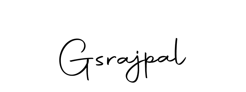 Create a beautiful signature design for name Gsrajpal. With this signature (Autography-DOLnW) fonts, you can make a handwritten signature for free. Gsrajpal signature style 10 images and pictures png