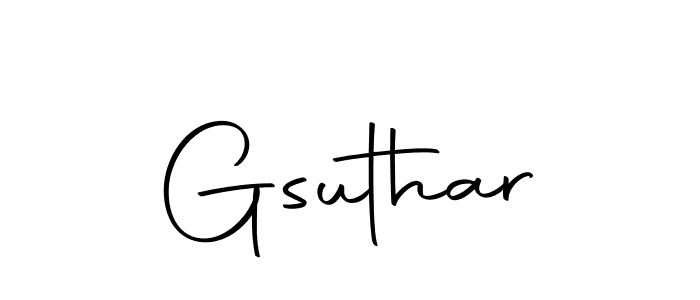The best way (Autography-DOLnW) to make a short signature is to pick only two or three words in your name. The name Gsuthar include a total of six letters. For converting this name. Gsuthar signature style 10 images and pictures png
